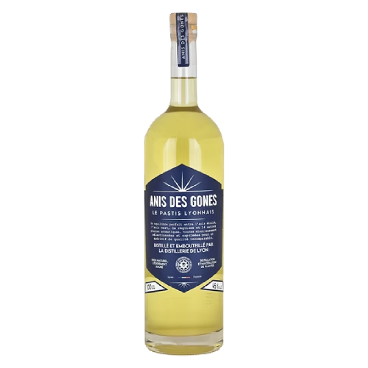 Bottle of Anis des Gones Bleu | Distillerie de Lyon