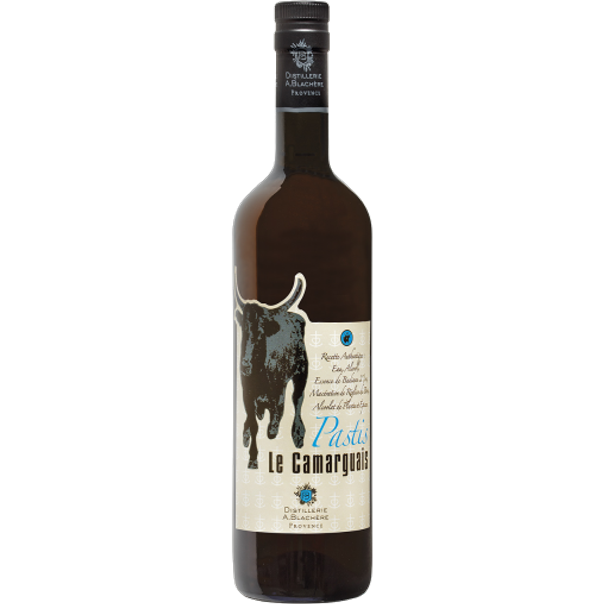 Bottle of Pastis Le Camarguais | Distillerie A.Blachère