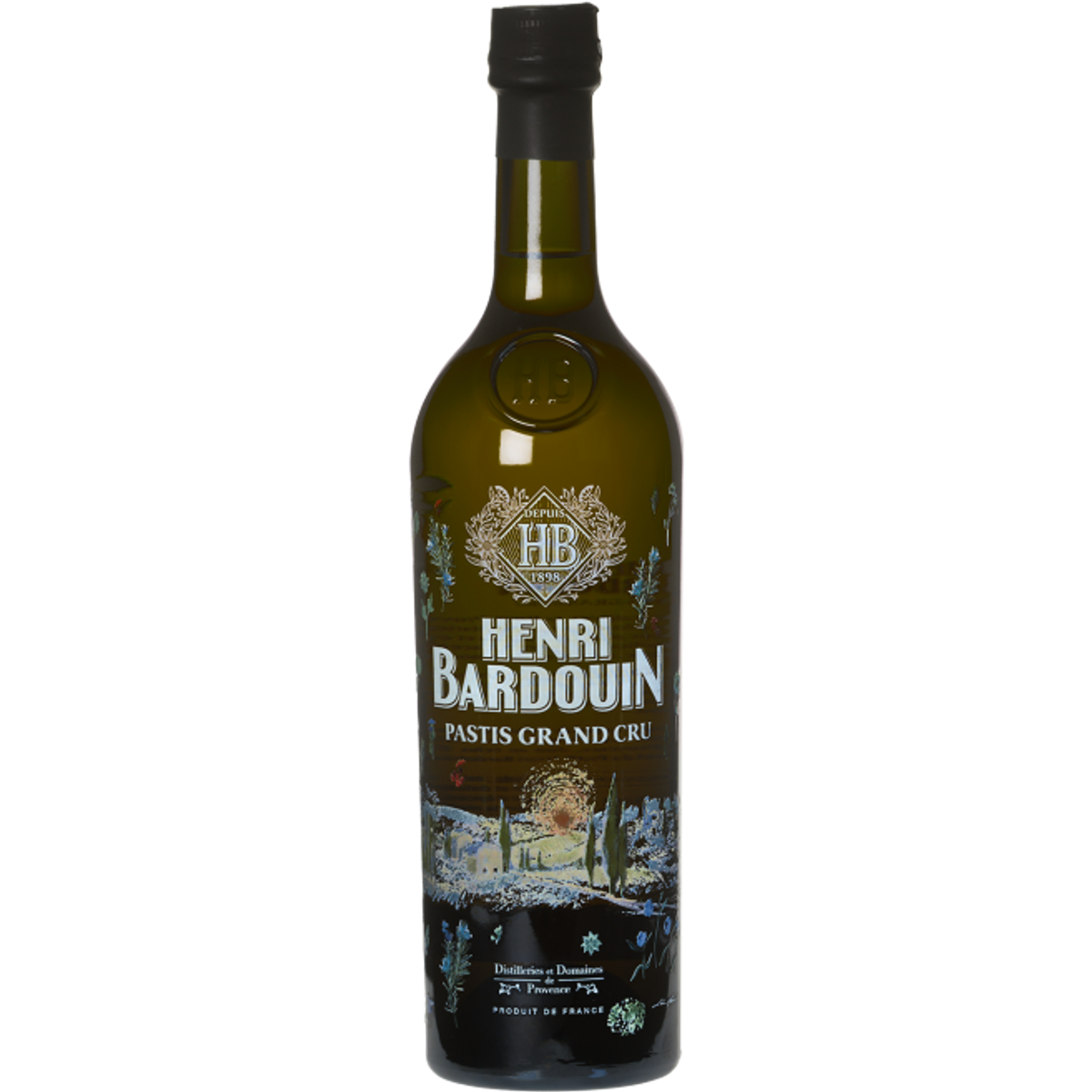Bottle of Pastis Henri Bardouin x Léa Morichon - Édition limitée 2025 | Distilleries et Domaines de Provence