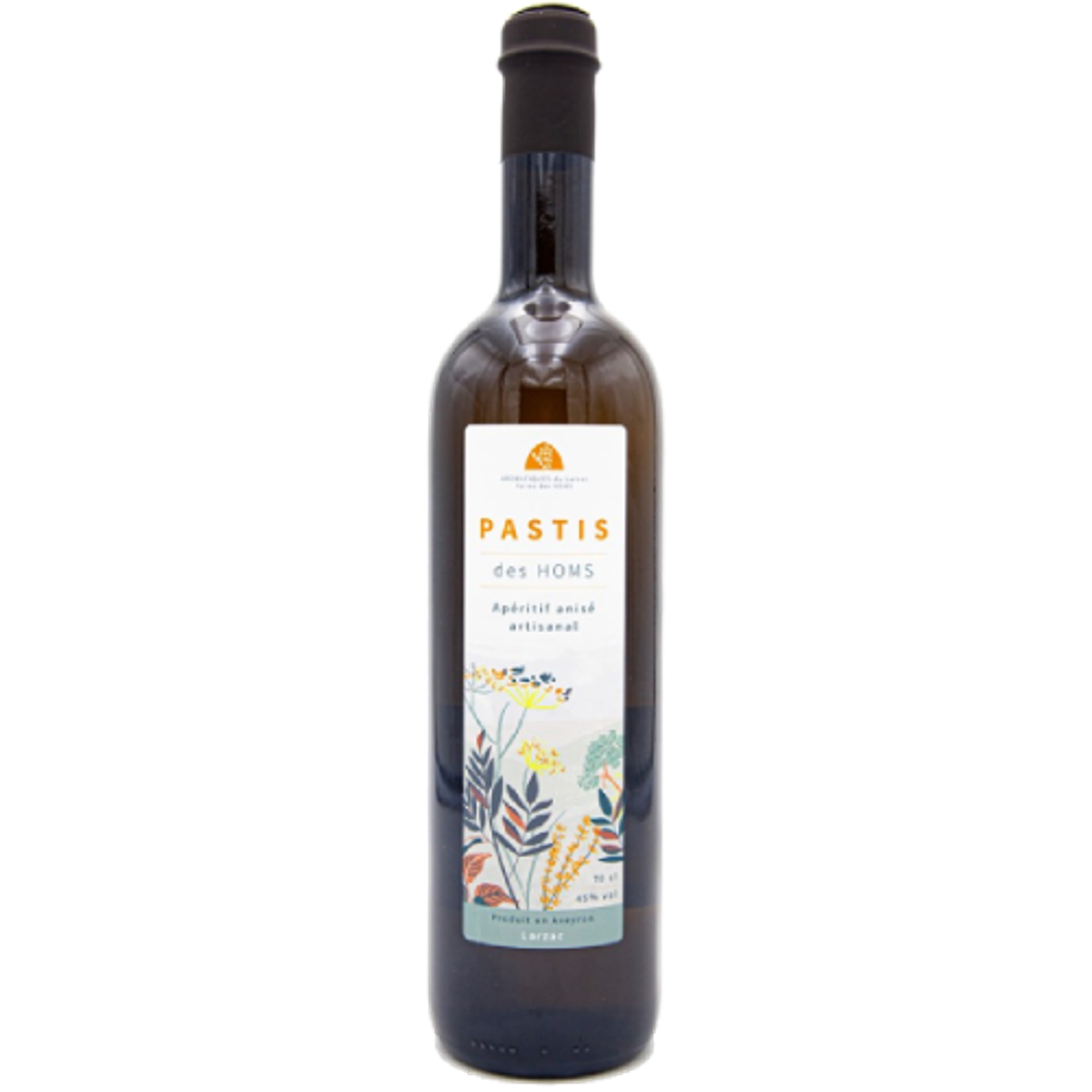 Bottle of Pastis des Homs | Aromatiques du Larzac