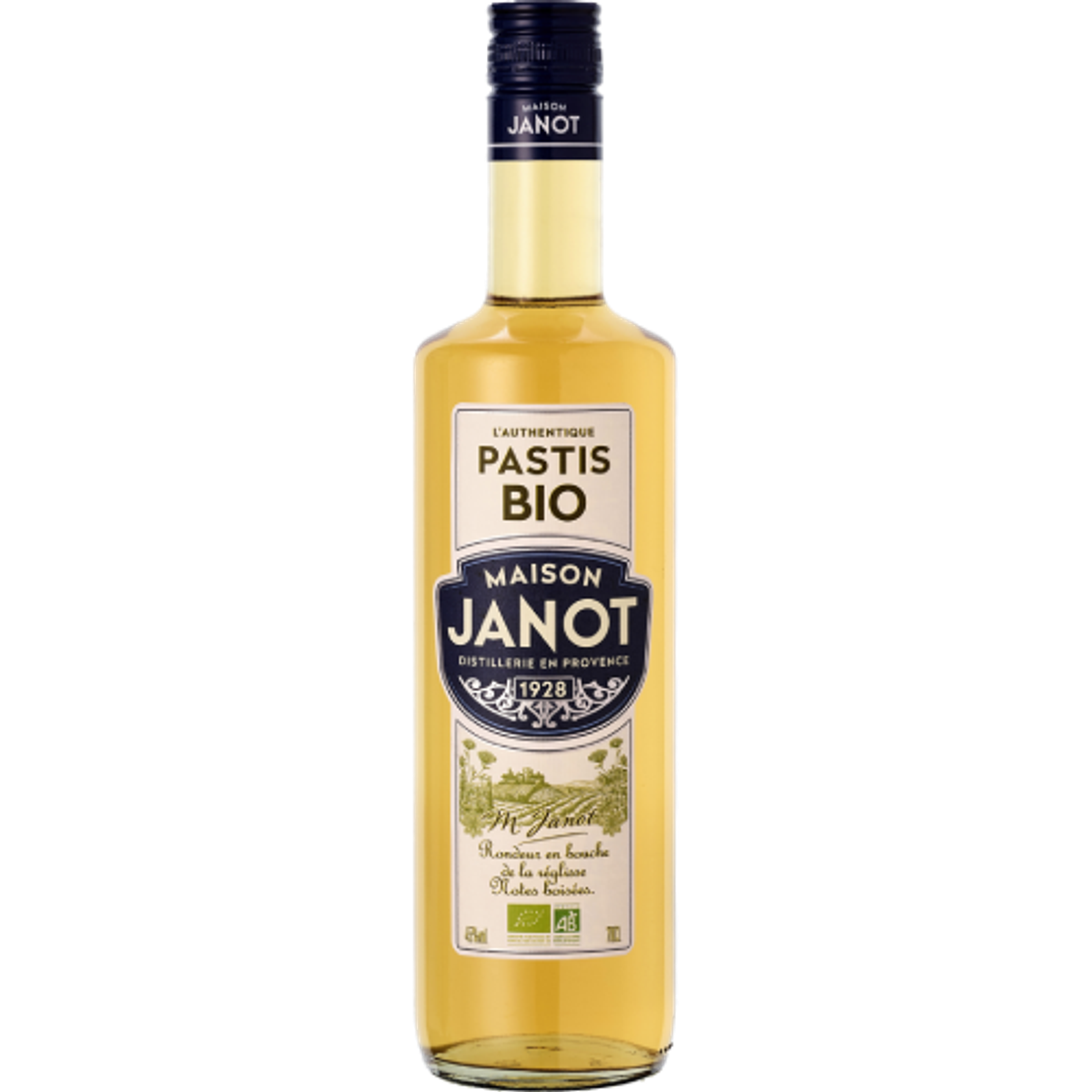Bottle of L’authentique Pastis Bio | Maison Janot