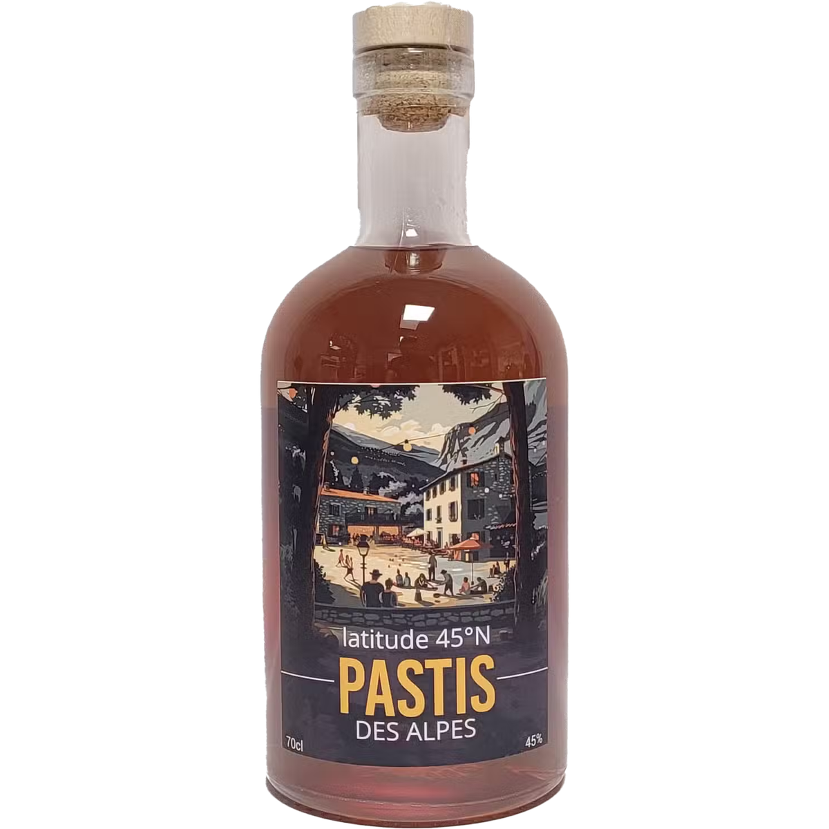 Bottle of Pastis des Alpes Latitude 45°N  | Distillerie Meunier