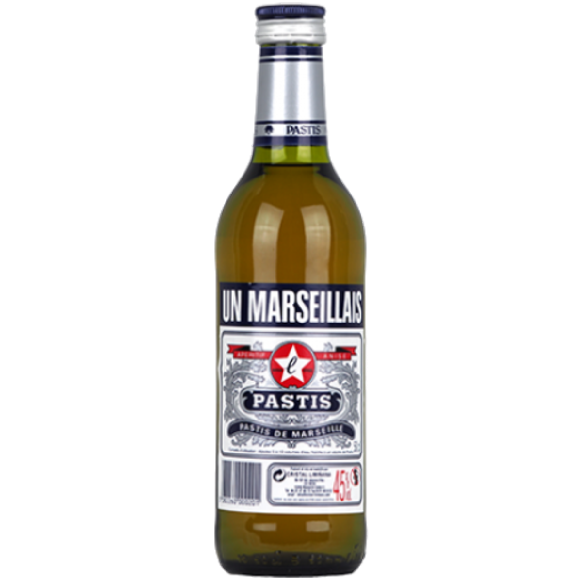 Bottle of Pastis de Marseille UN MARSEILLAIS | Cristal Limiñana