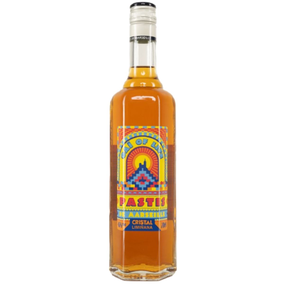 Bottle of Pastis de Marseille Oaï of life | Cristal Limiñana