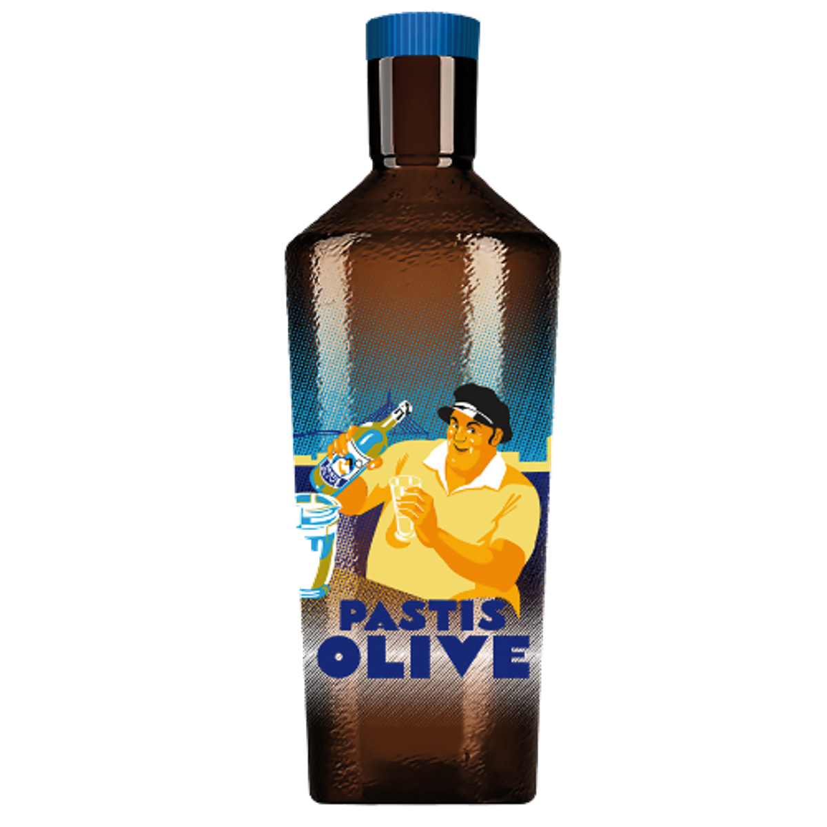 Bottle of Pastis Olive | Maison Manguin