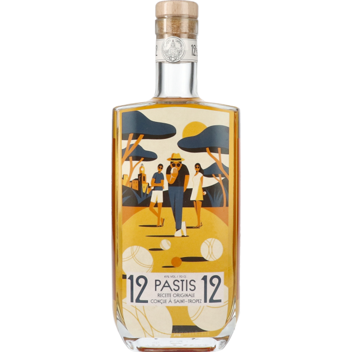 Bottle of Pastis 12/12 | Cristal Limiñana