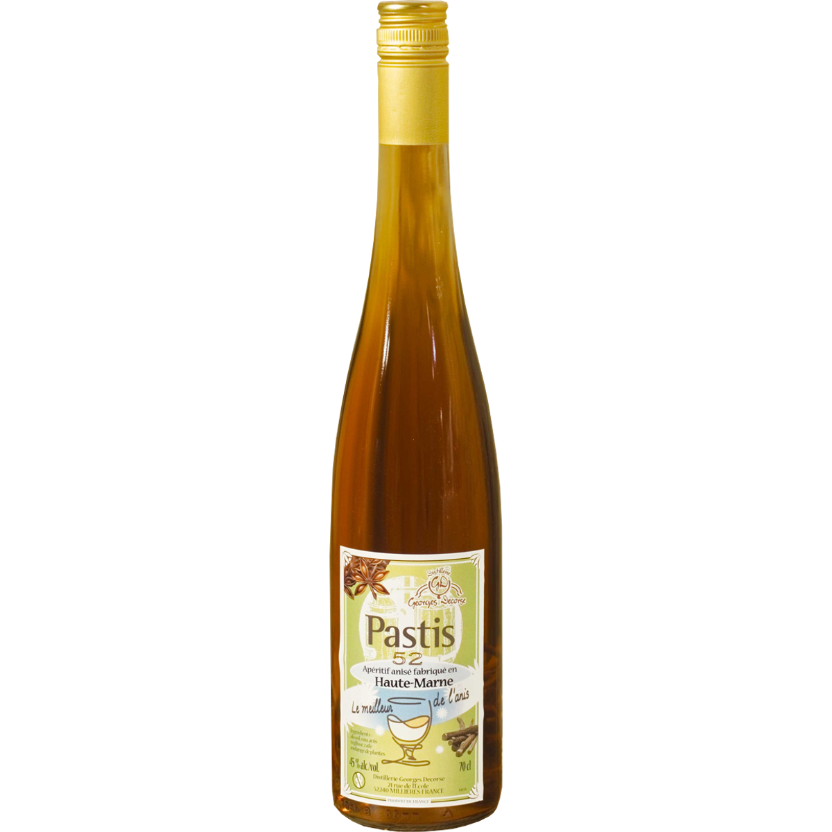 Bottle of Pastis 52 | Distillerie Decorse