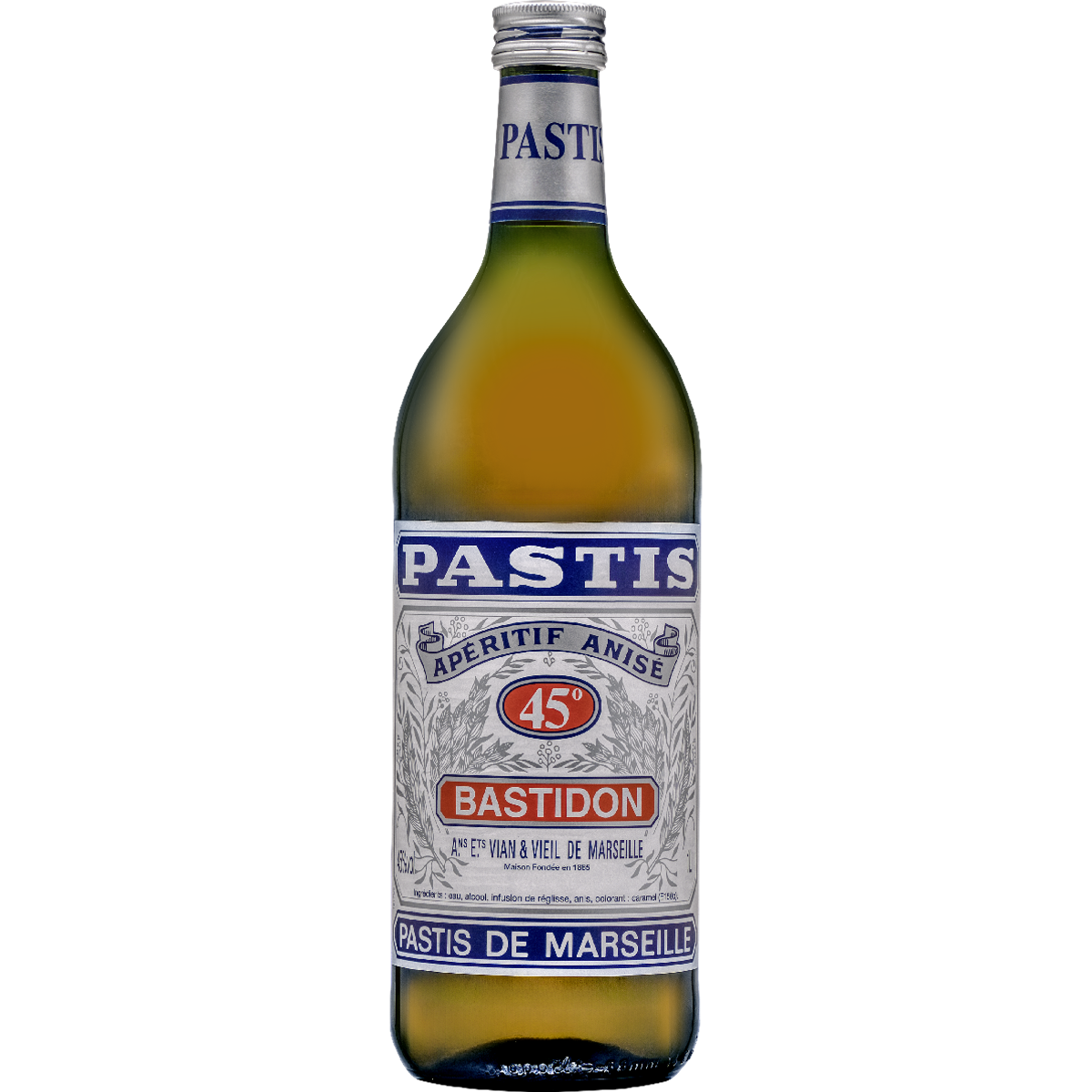 Bottle of Pastis de Marseille Bastidon | Slaur Sardet