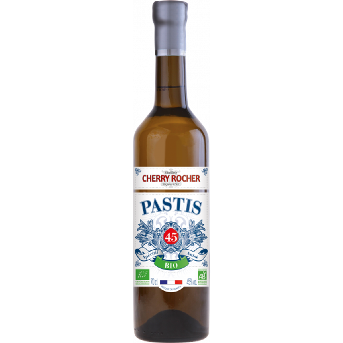 Bottle of Pastis BIO certifié | Distillerie Cherry Rocher