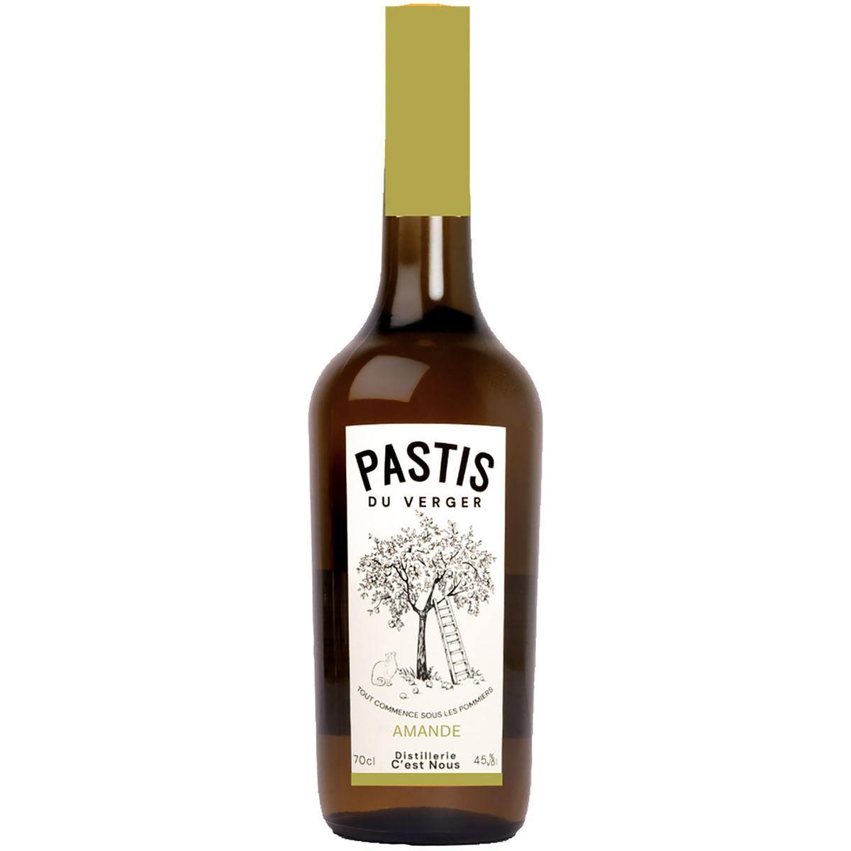 Bouteille de Pastis du Verger: Edition Amande | Distillerie C'est Nous