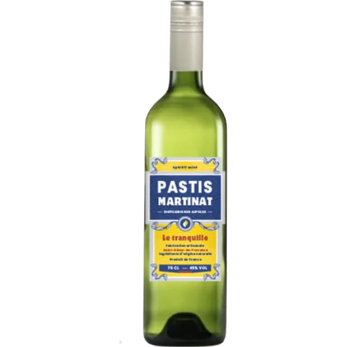 Bottle of Pastis Le Tranquille | Distillerie des Alpilles