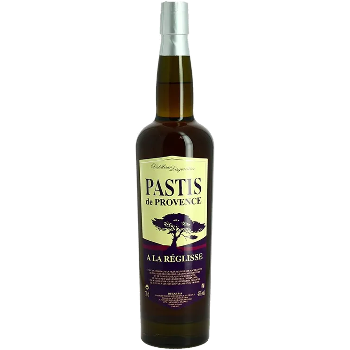 Bottle of Pastis De Provence à la Réglisse | Distillerie Desgravières 