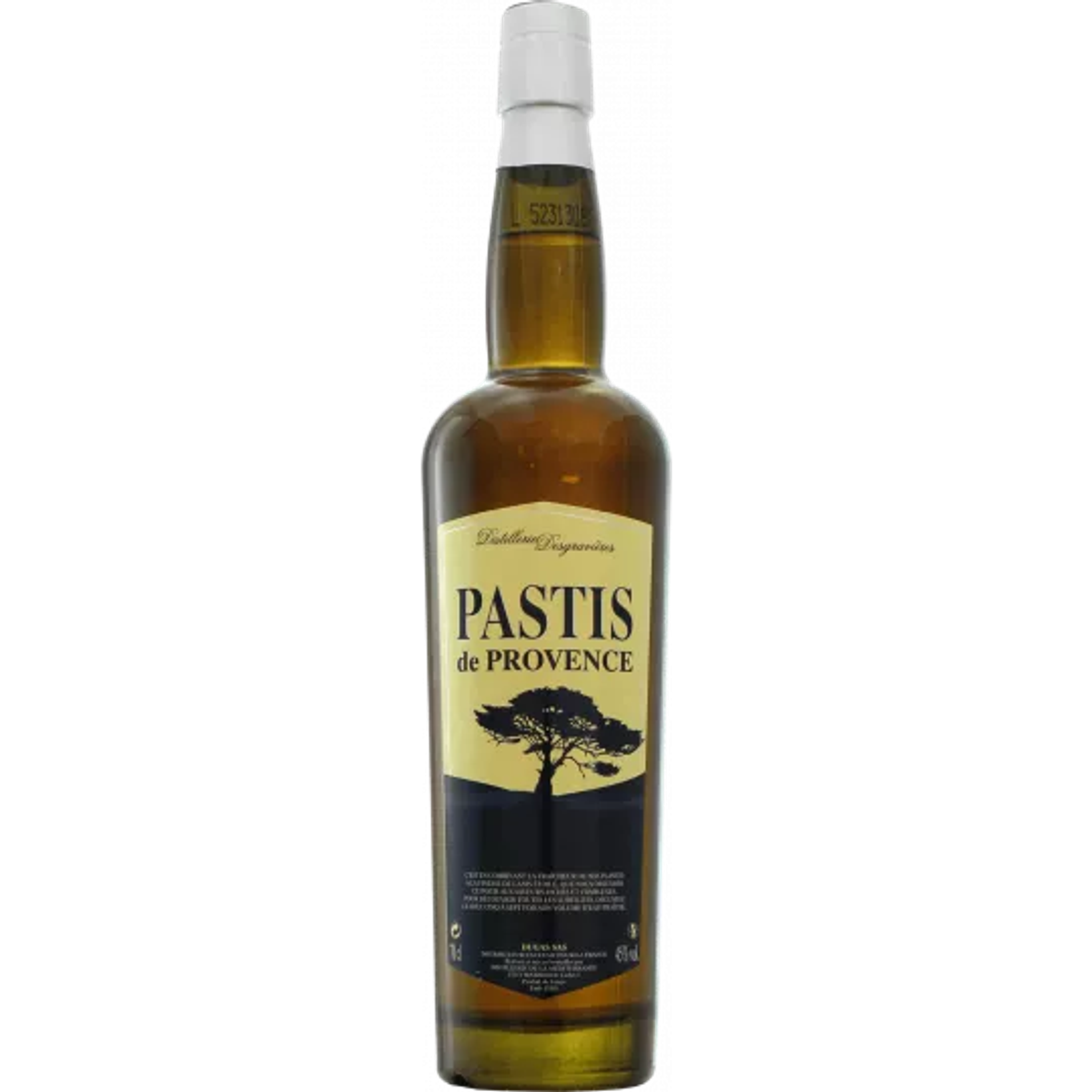 Bottle of Pastis De Provence Traditionnel | Distillerie Desgravières 
