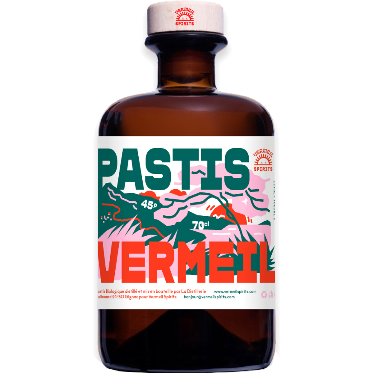 Bottle of Pastis Vermeil | Vermeil Spirits